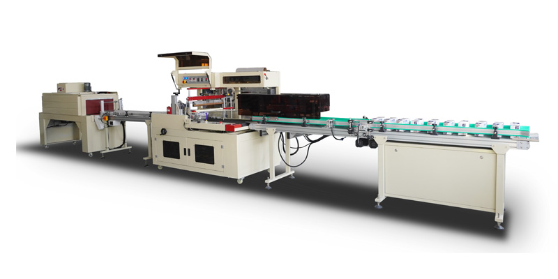 RG-550Paper Boxes Automatic Heat Shrink Packing Machine（Automated connecting with other production line）